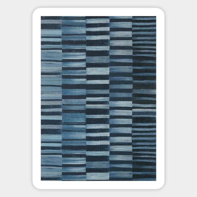 Blue Abstract Texture Sticker by vintage-glow